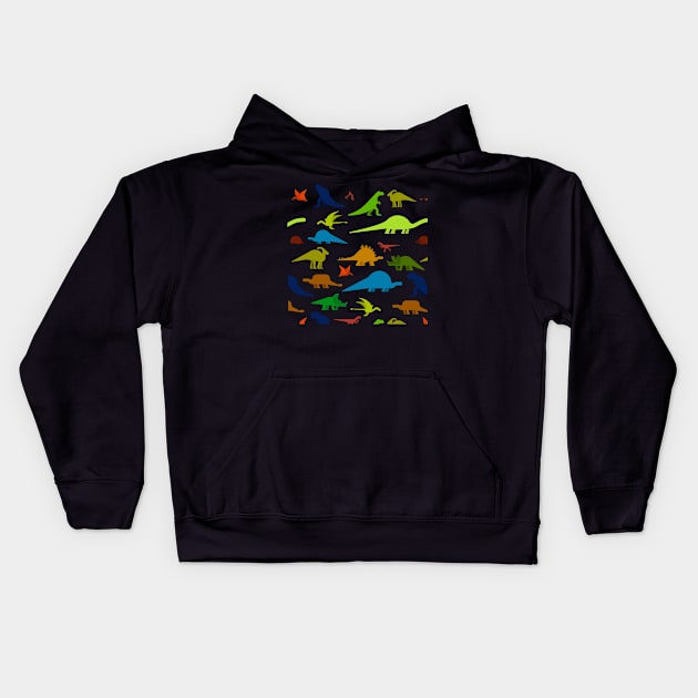 dinosaur funny Kids Hoodie by ahmad211